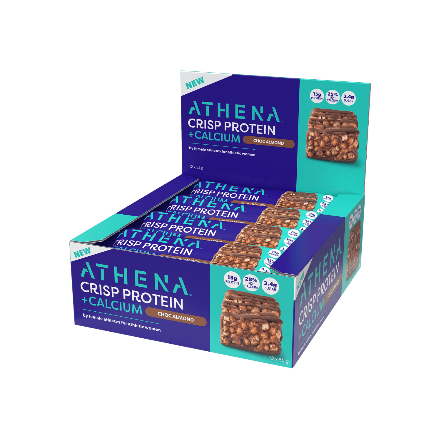 Crisp protein + calcium - Choc almond
