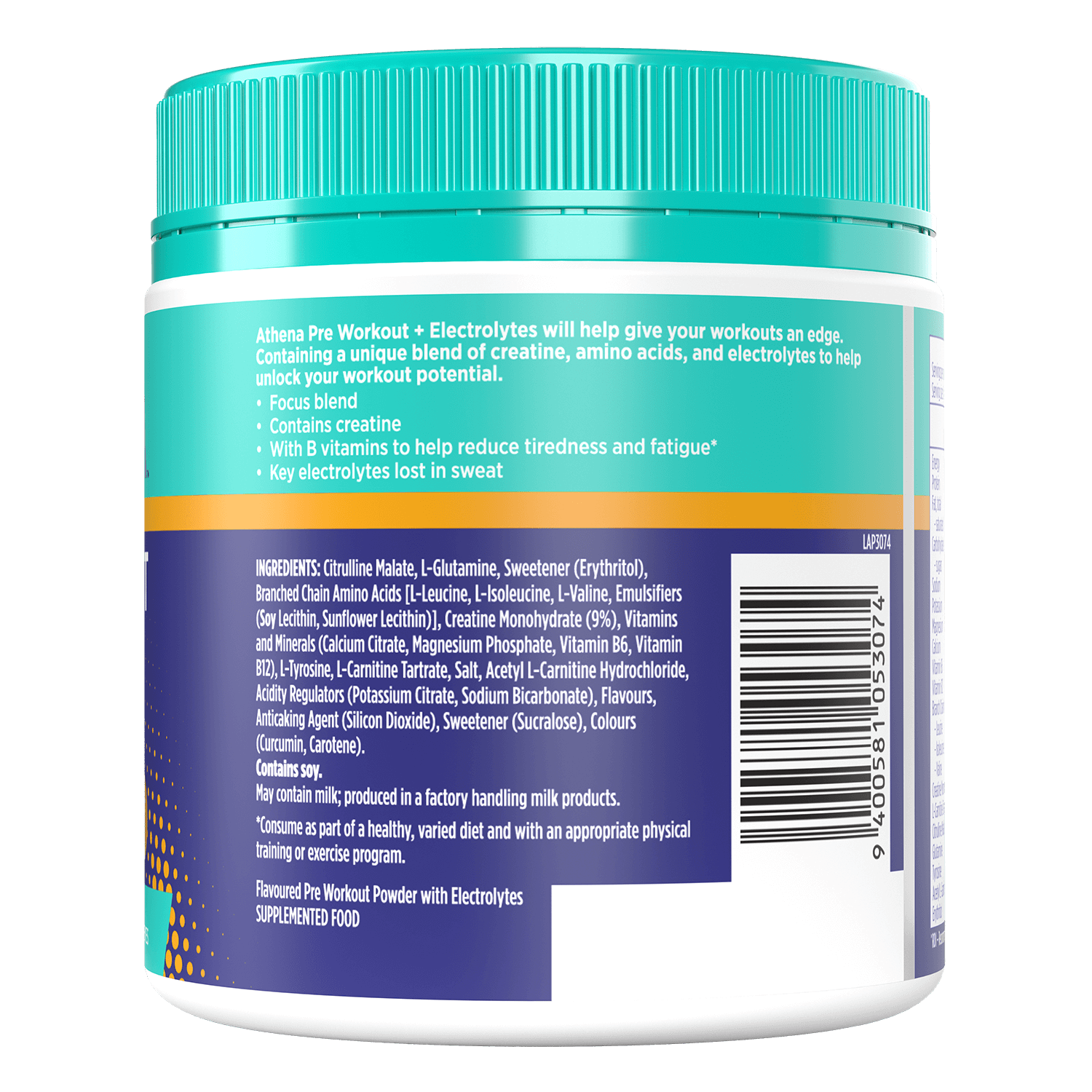 Pre Workout + Electrolytes - Athena Nutrition