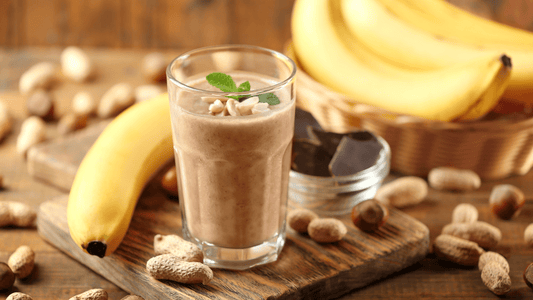Chocolate Peanut Butter Breakfast Smoothie - Athena Nutrition