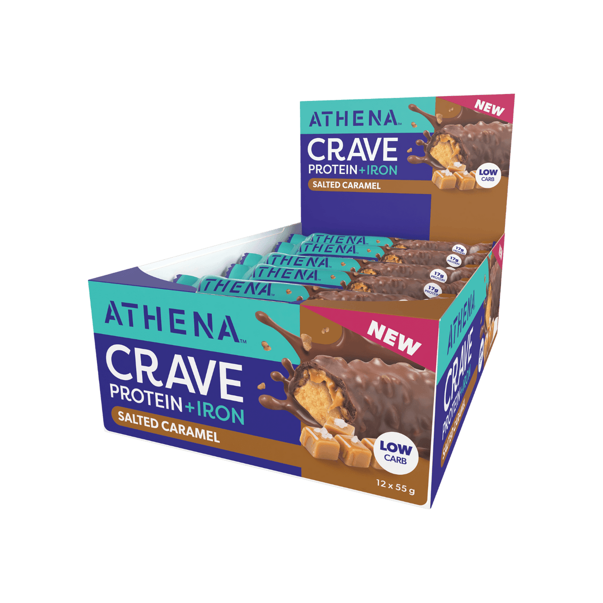Athena Nutrition Crave Bars - Salted Caramel
